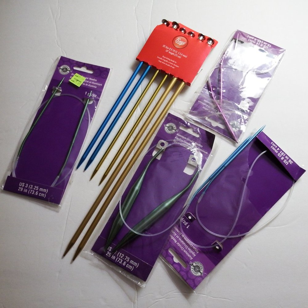 7 Sets of Knitting Needles